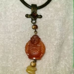 Buddha necklace/ bracelet set